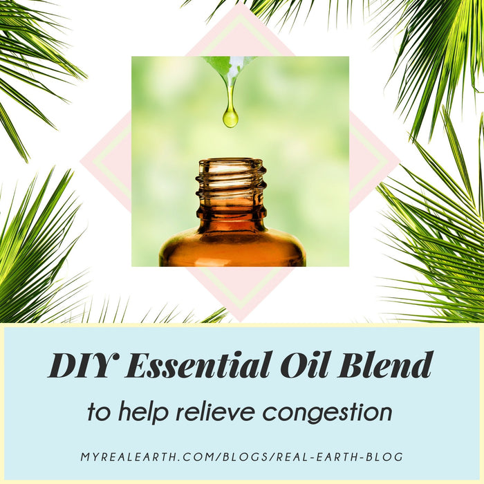 DIY Essential Oil Blend to help relieve congestion | Real Earth